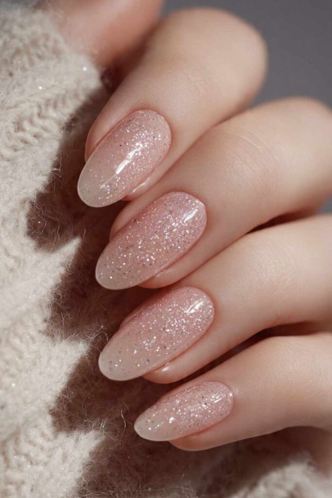 Translucent Nude with Scattered Micro Stars