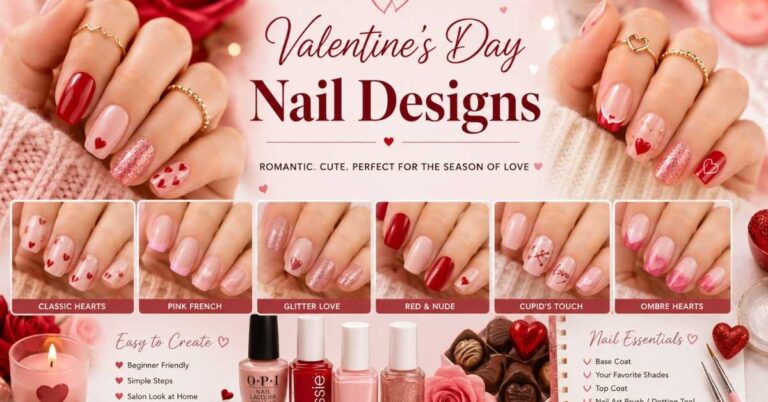 Valentine's Day Nail Designs
