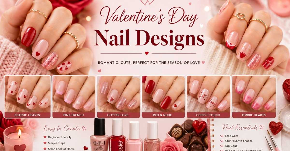 Valentine's Day Nail Designs