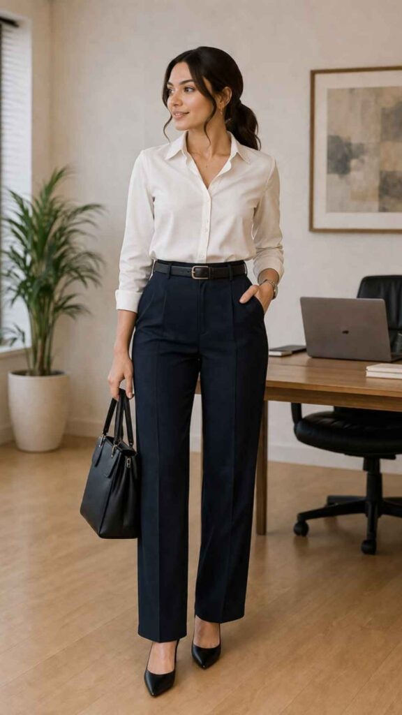 55 Business Casual Women: Complete Guide to Modern Office Style 4 Business Casual Wardrobe Essentials for Women