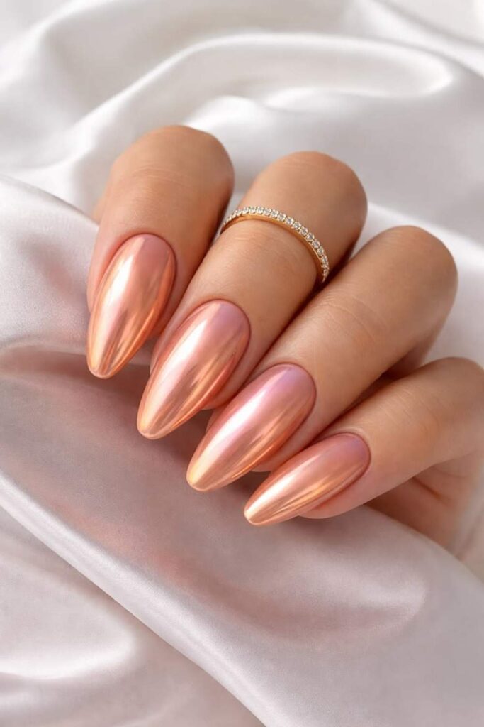 Summer Nail Designs: 75 Trendy Ideas for 2026 That You'll Want to Try Right Now 8 Chrome Summer Nails