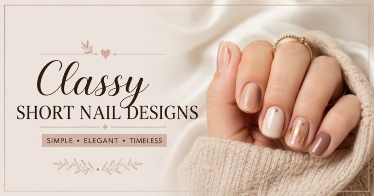 Classy Short Nail Designs