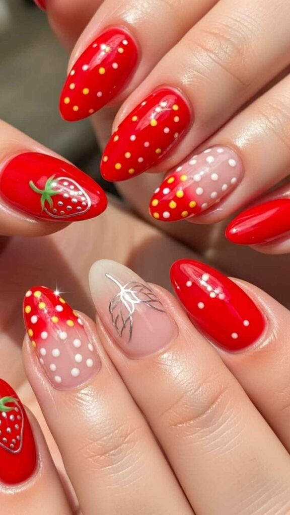 67 Best summer nail colors & Trending Designs for 2026 9 Fruity Summer Nail Designs
