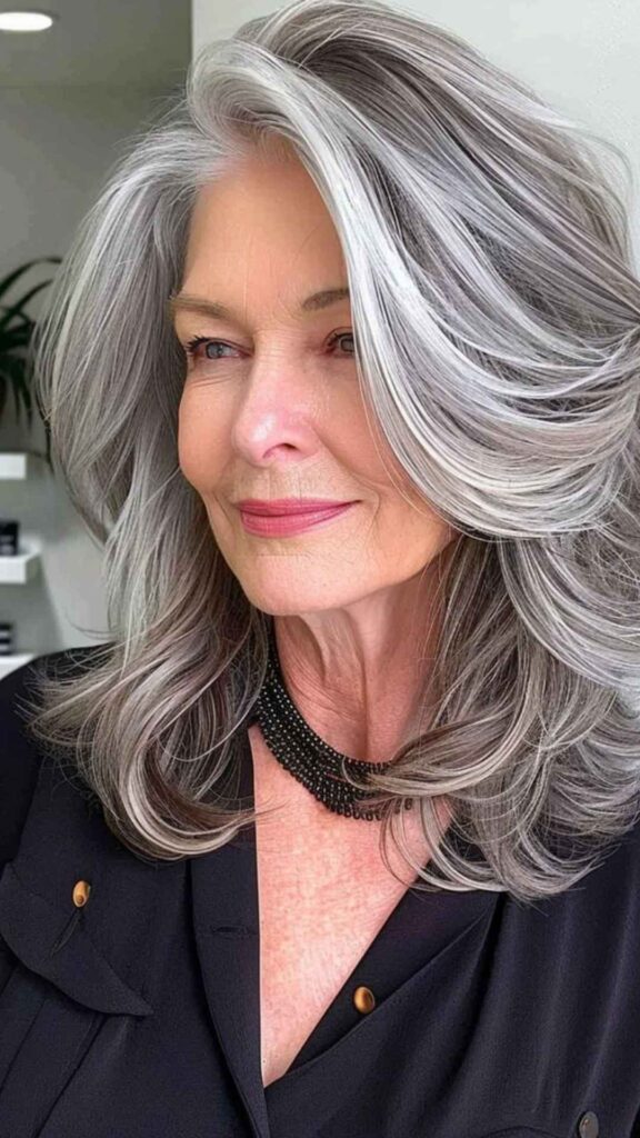 Gorgeous Gray Hair Transformation