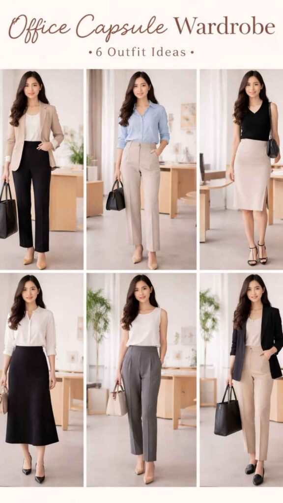 55 Business Casual Women: Complete Guide to Modern Office Style 8 How to Build a Business Casual Capsule Wardrobe