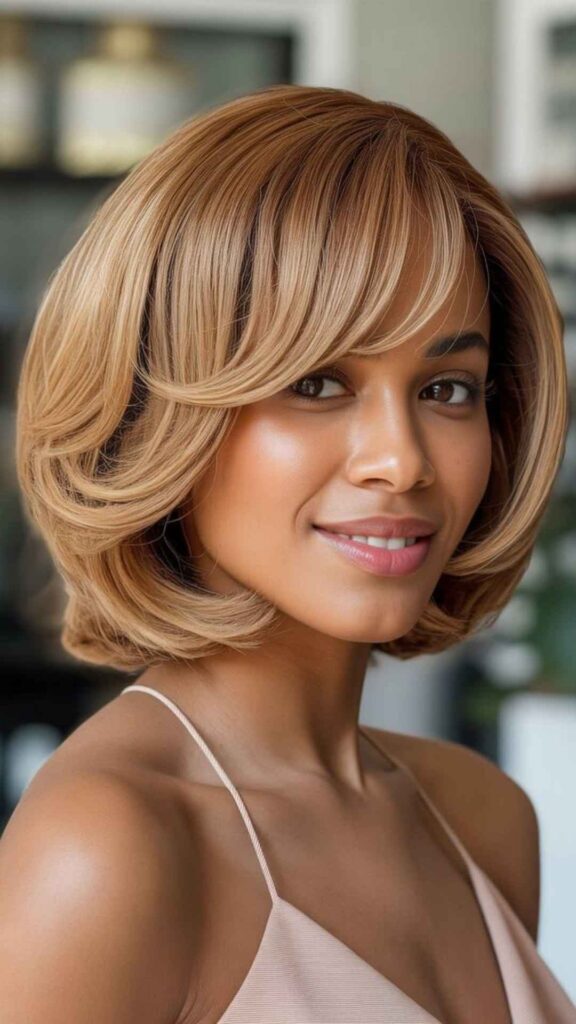 Side-Swept Bangs Hairstyle