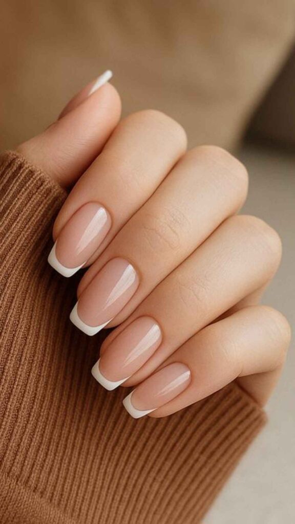 45 Trendy Simple Nail Designs That Look Chic and Stylish in 2026 3 Simple French Tip Nail Designs