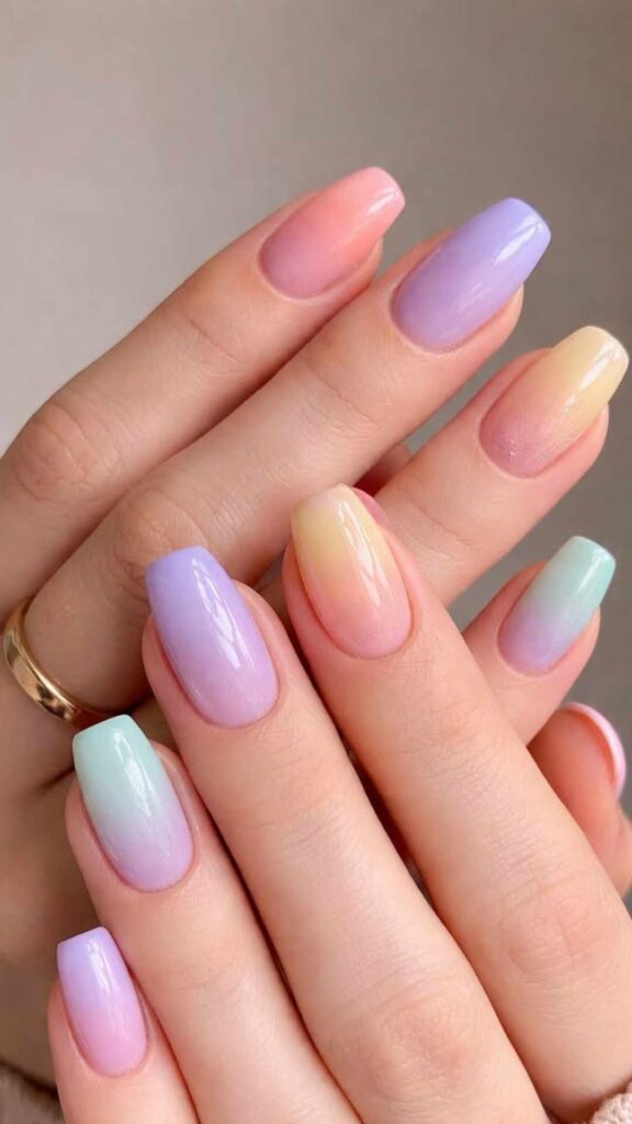 Spring Nail Designs: 75 Trendy Ideas, Colors & Styles for 2026 8 Spring Ombre Nail Designs