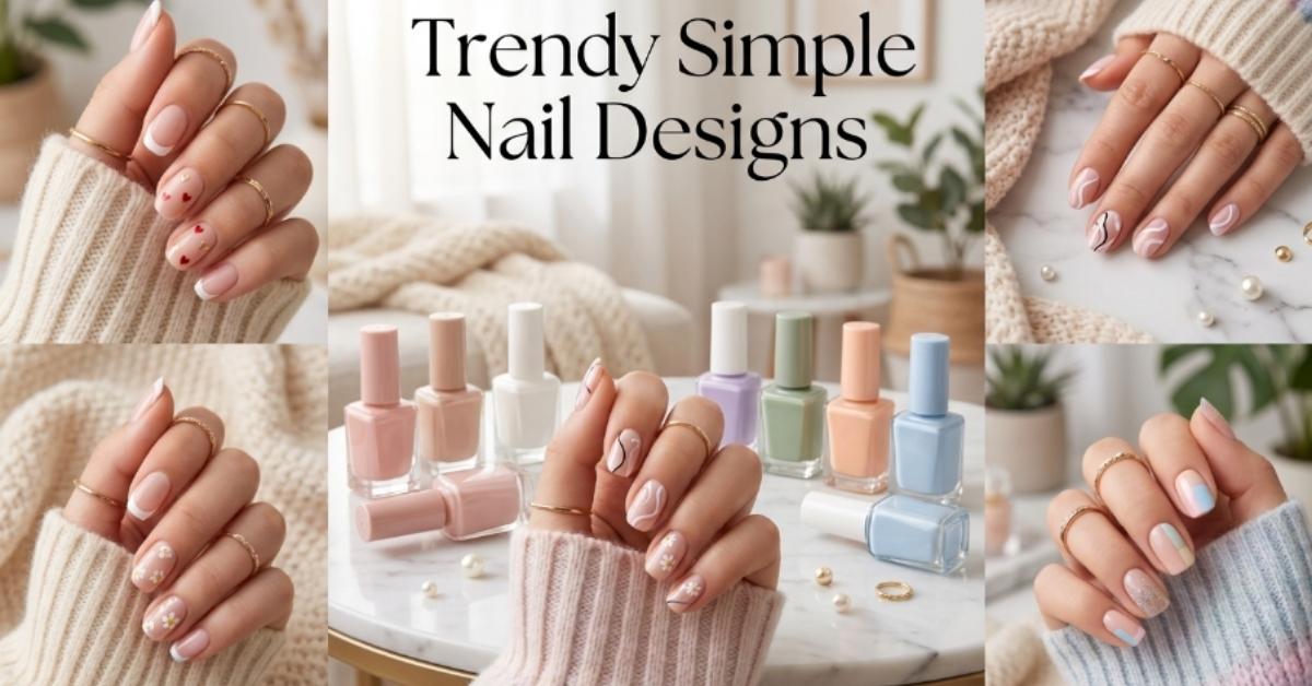 Trendy Simple Nail Designs