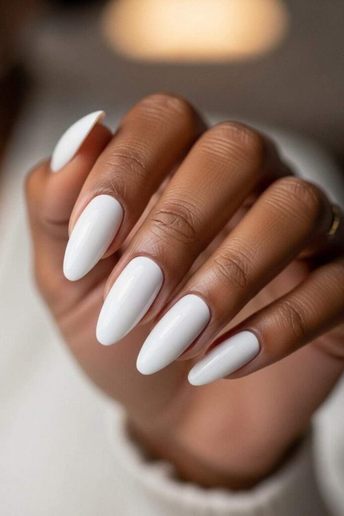 White Nail Color Shades: Milk, Marshmallow & Cream Tones