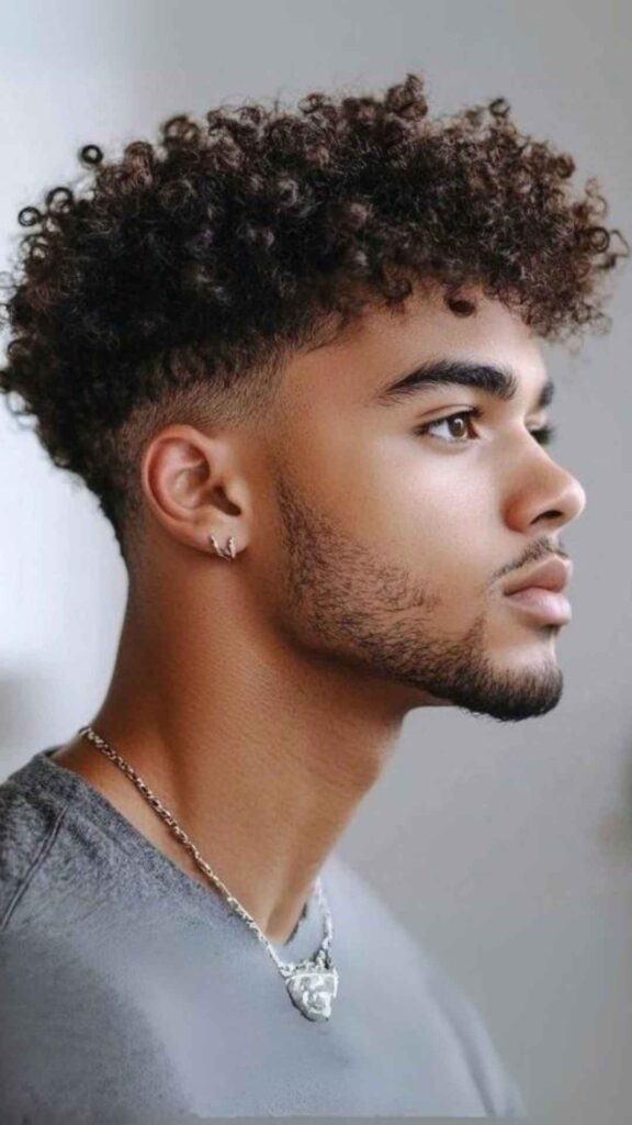 Why the Curly Taper Fade Is So Popular