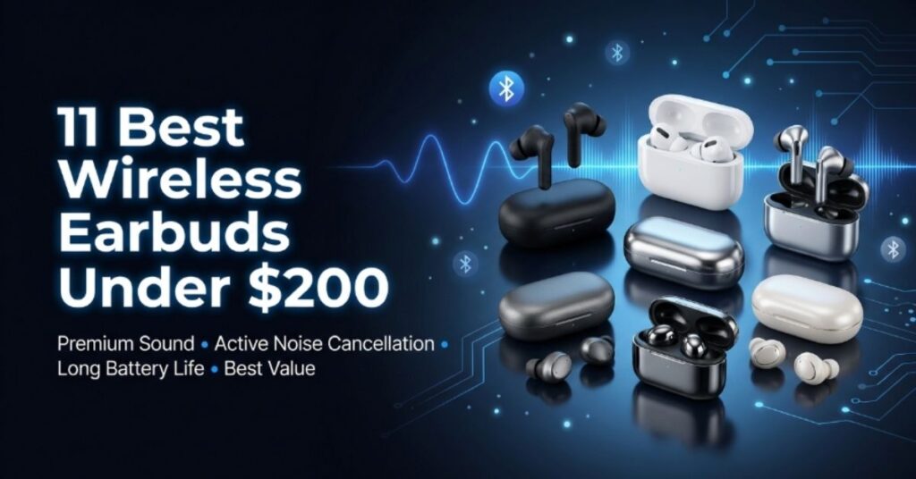 Best Wireless Earbuds Under 200 Dollars 2024: 11 Premium Picks for Amazing Sound 2 11 Best Wireless Earbuds Under $200
