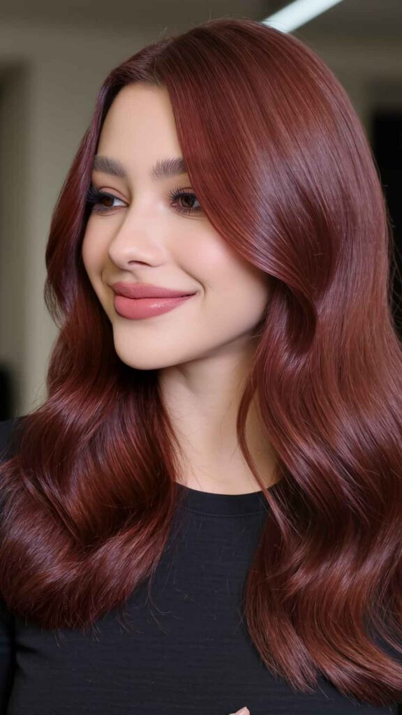 How to Maintain Dark Red Hair